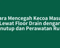 Cara Mencegah Kecoa Masuk Lewat Floor Drain dengan Penutup dan Perawatan Rutin