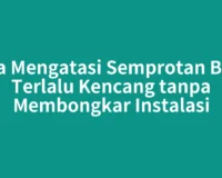 Cara Mengatasi Semprotan Bidet Terlalu Kencang tanpa Membongkar Instalasi
