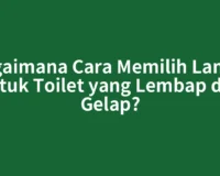 Bagaimana Cara Memilih Lampu untuk Toilet yang Lembap dan Gelap?