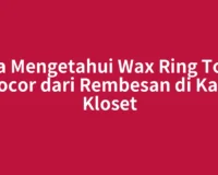 Cara Mengetahui Wax Ring Toilet Bocor dari Rembesan di Kaki Kloset